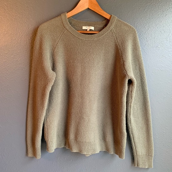 Madewell Province Cross Back Knit Pullover Sweater - Picture 2 of 8